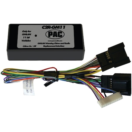 Pac Replacement 11-Bit Radio Interface for 2007 GM Vehicles without OnStar C2R-GM11